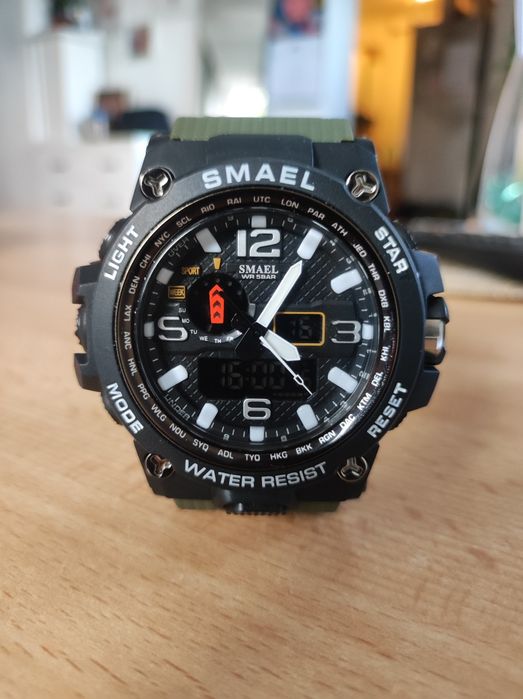 Zagarek męski sportowy wodoodporny data alarm