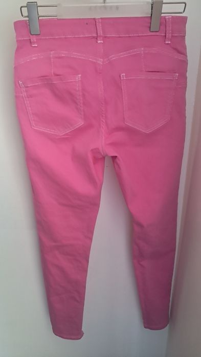 Różowe spodnie damskie L