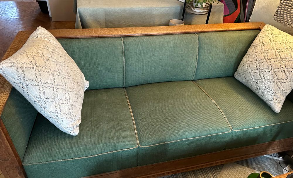 Duńska sofa typu skrzynia