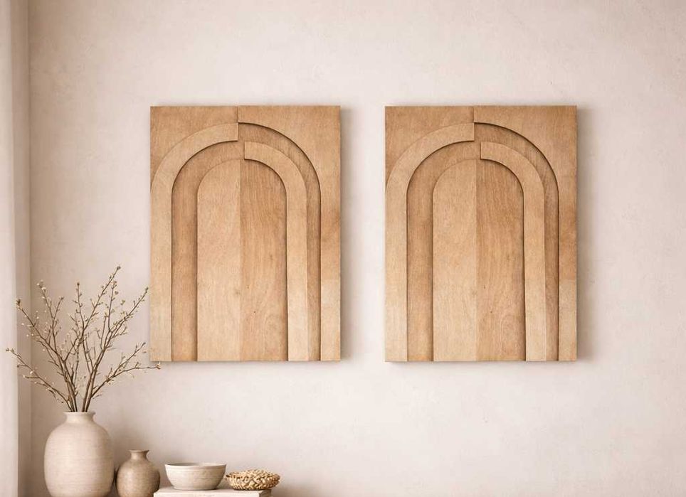 Nowoczesne panele ścienne 3D –237 zł - 2 szt. | 48x68 cm | Czarny mat