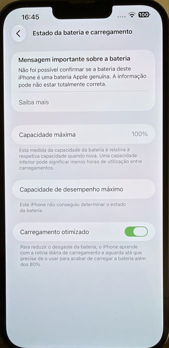 Iphone 13 Pro Max com bateria nova