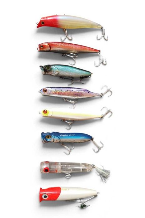 Amostras de pesca de superficie