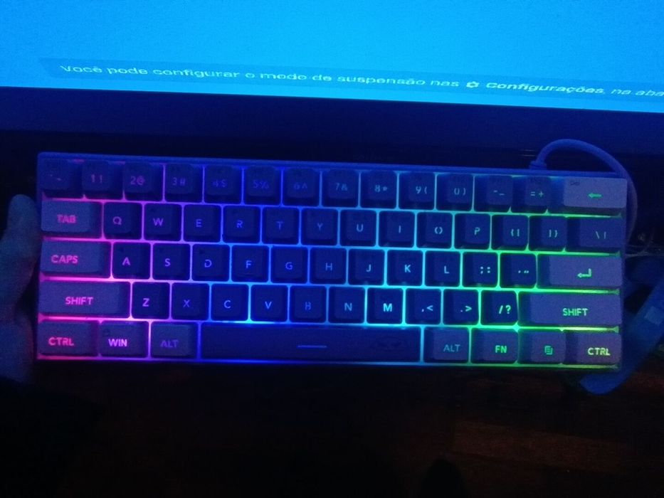 Teclado gamer mini