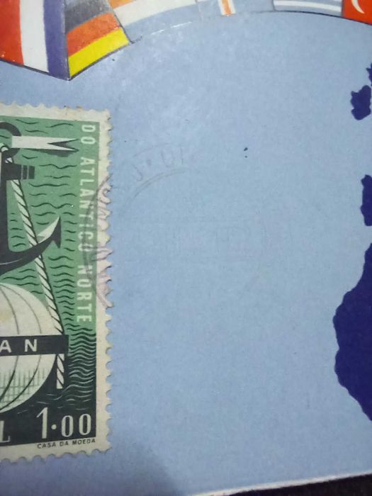 Postal - 3º Aniversário OTAN/NATO com carimbo primeiro dia