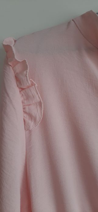 Sukienka puder dlugi rękaw M