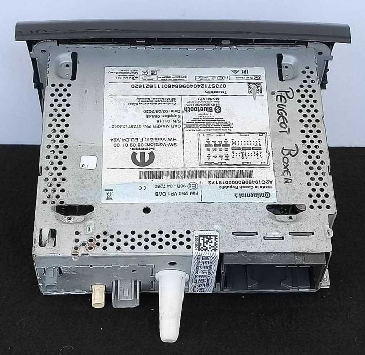 Rádio / Auto Rádio PEUGEOT BOXER Caixa ano 2020