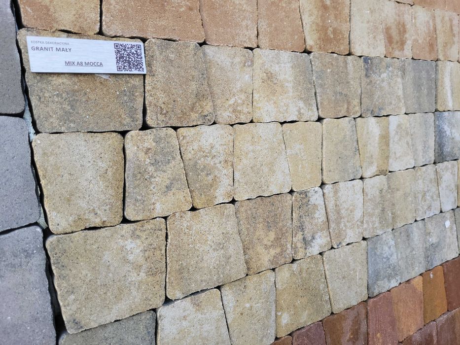 Kostka Brukowa Granit Mały A8 Mocca KOST-BET- sprzedaż kostki brukowej