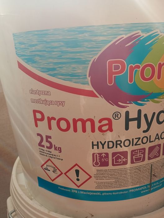 Proma Hydroflex D2 25 kg – NOWE, NIEUŻYWANE 5 wiader