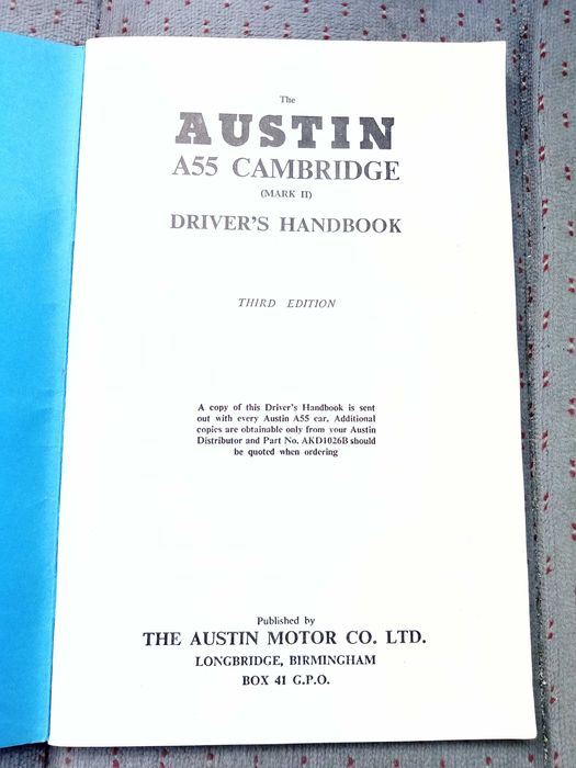 Austin A55 Cambridge mkII