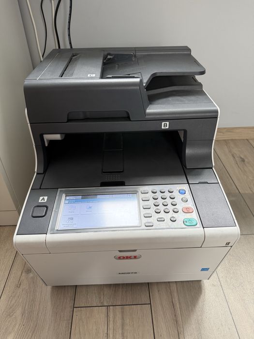 Drukarka wielofunkcyjna laserowa kolorowa OKI MC573dn, niski przebieg 4k, wi-fi