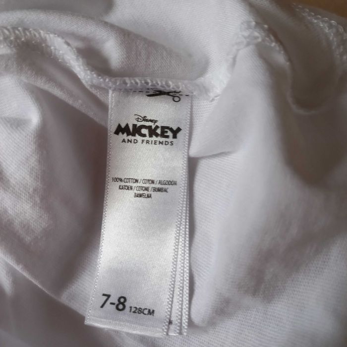 Nowe bawełniane koszulki/bluzki z długim rękaw Disney 7-9 lat 128/134