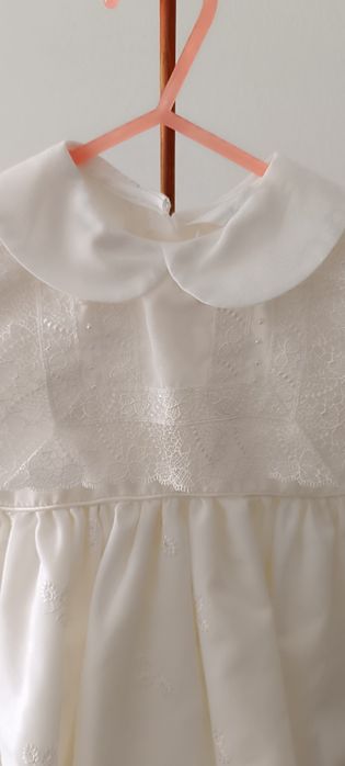 Vestido de menina para batismo usado 1 dia. Para 4 meses