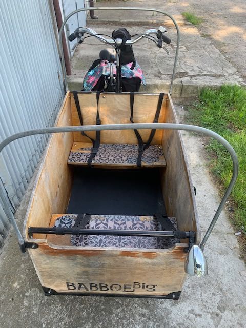 Rower riksza surówka pod Coffy Bike BABBOE BIG skrzyniasakwy pokrowiec