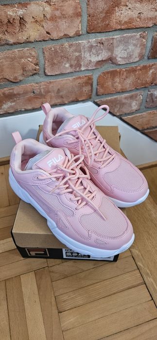 Nowe Sneakersy Fila Ventosa Teens 38 pudrowy róż damskie dla dziewczyn