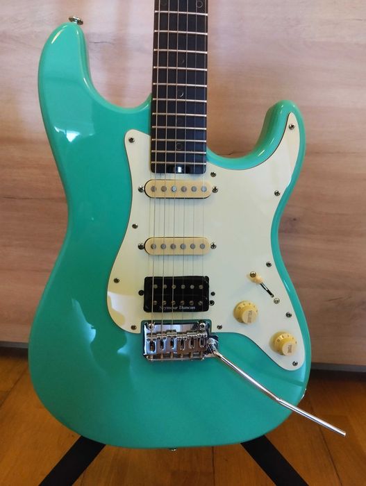 Schecter Nick Johnston HSS Custom | SeymourDuncan JB Upgrade | Atomic Green NOVO