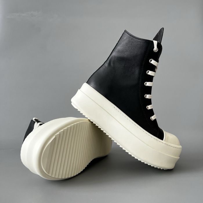 Rick Owens Mega Bumper Ramones High Leather DRKSHDW/Преміум якість!
