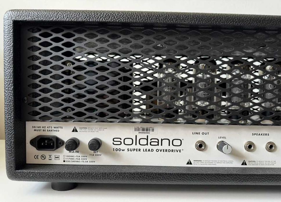 Soldano SLO-100 Cabeça Guitarra