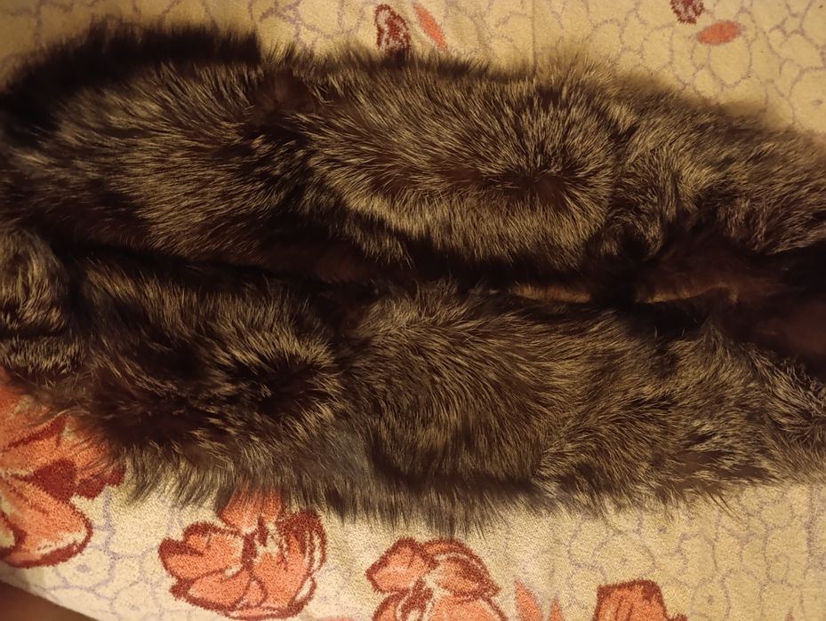 Воротник чернобурка