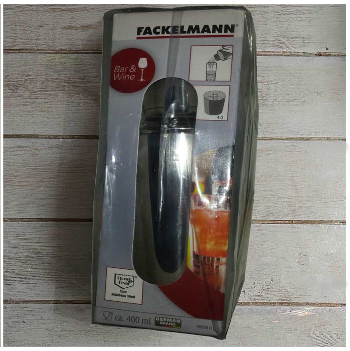 Посуда металлическая 400 мл Германия Шейкер для коктейлей Fackelmann