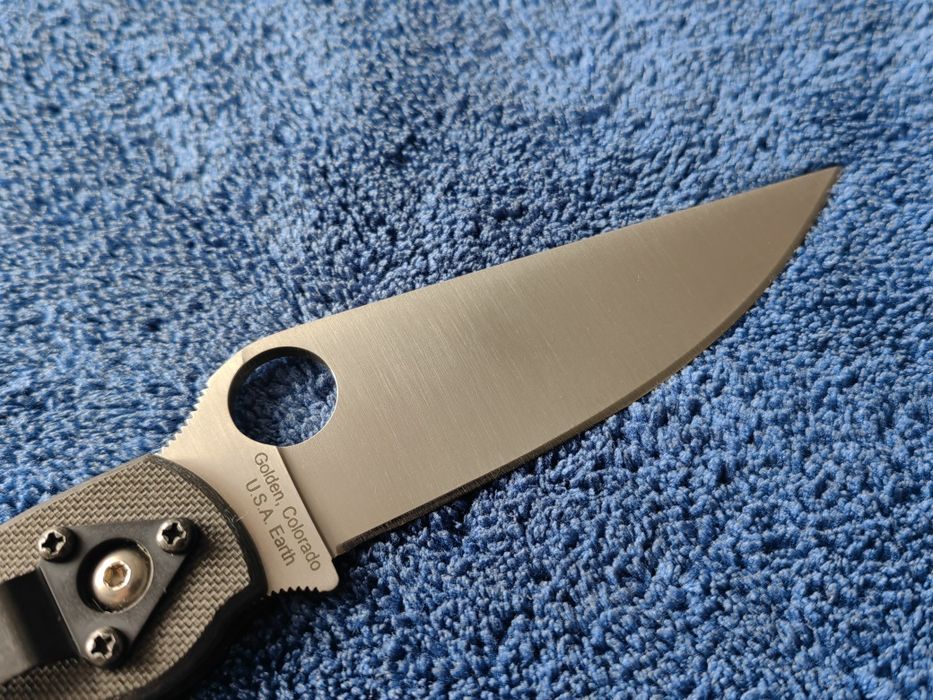 Spyderco Military BG-42 Carbon Fiber Sprint Run Stan Kolekcjonerski