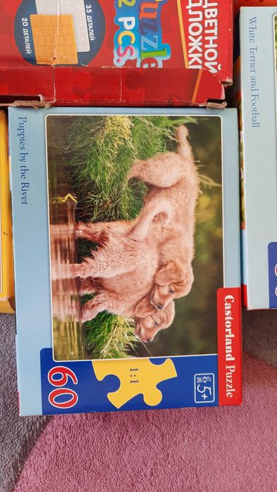 Пазлы новые и бу, рюкзачок