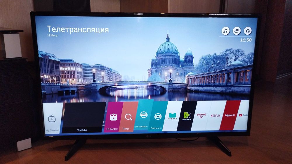 4K UHD телевизор LG 43 Wi-FI