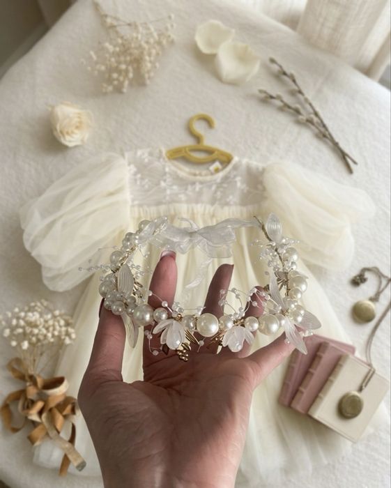 Мукня хмаринка на дівчинку