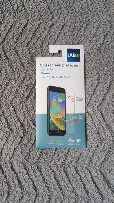 Szklana osłona, screen protector do iPhone 6, 6S, 7, 8, SE20, SE22