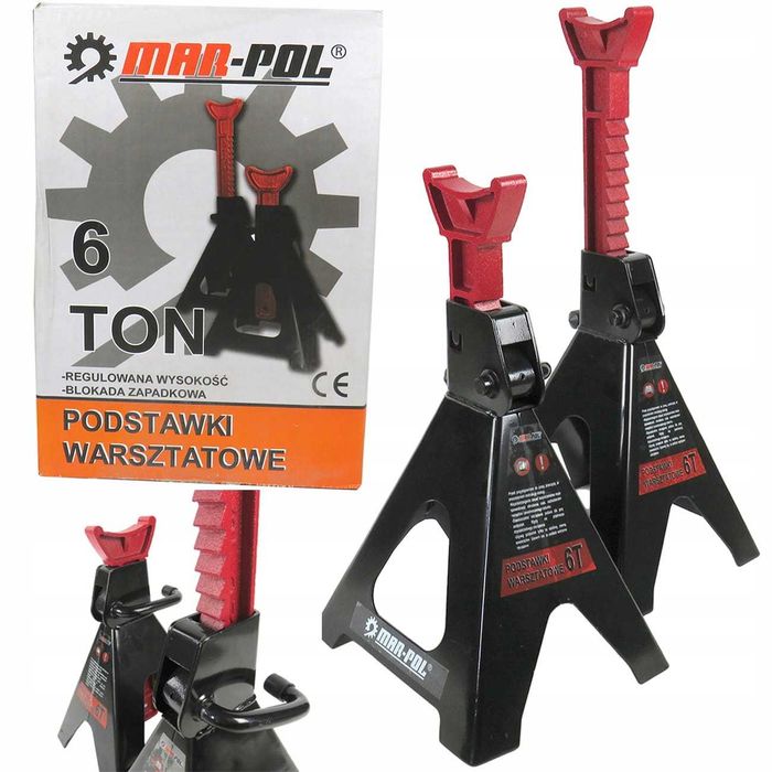 Комплект підставок під машину кобилки, домкрат 6т для СТО