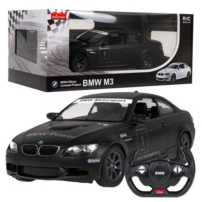 BMW M3 RASTAR 1:14 RC + Pilot 2,4 GHz MODEL:48000 Nowy