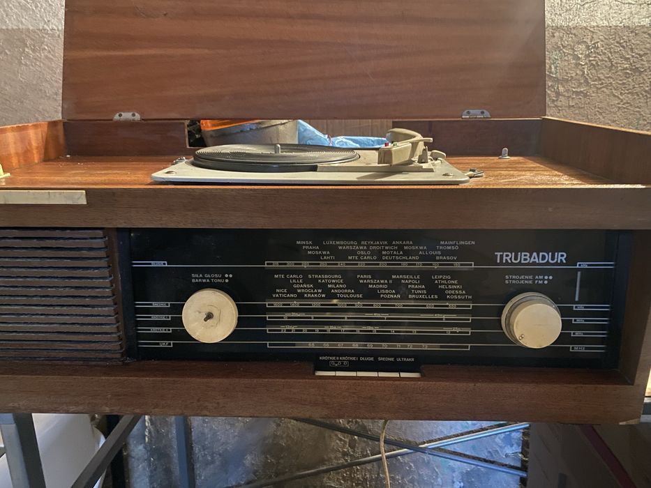 Gramofon radio unitra diora trubadur