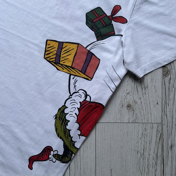 Biała męska koszulka świąteczna t-shirt The Grinch Dr. Seuss Reserved