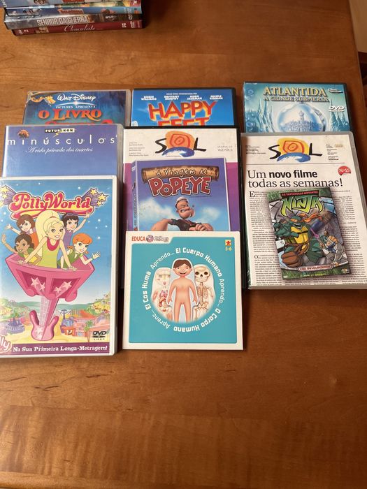 DVD’s infantis variados