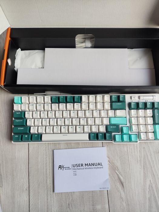 Klawiatura bezprzewodowa Rk royal kludge rk96 RGB limited