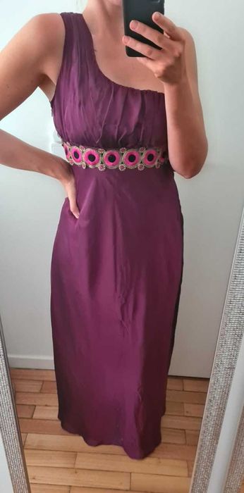 Vestido cerimónia rosa fucsia