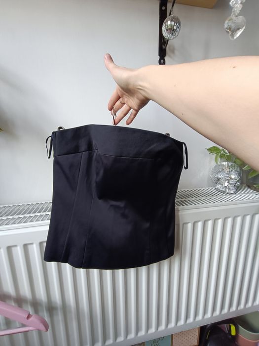 Gorset klasycznt czarna, ala bluzka xs NOWA next