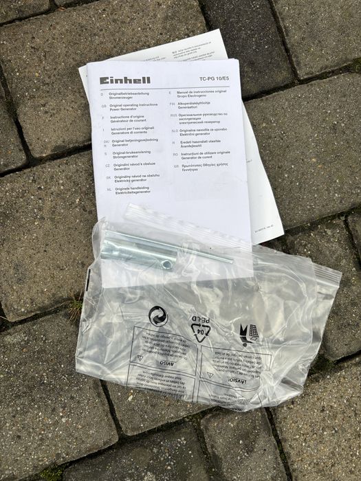 Agregat prądotwórczy przenośny Einhell 1000 W benzyna TC-PG 10/E5