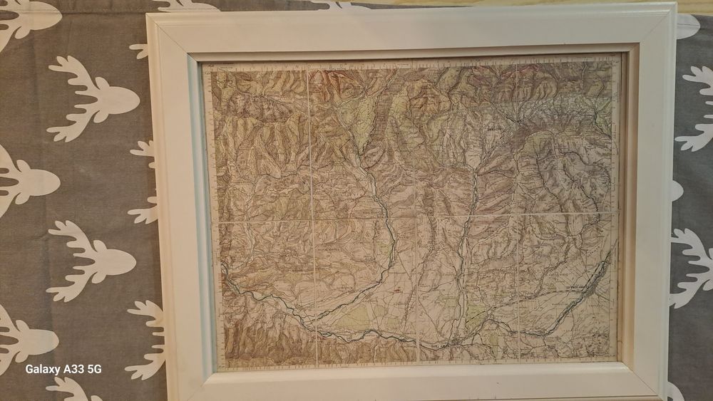 Stara mapa Zakopane Podhale Nowy Targ Rabka itd...