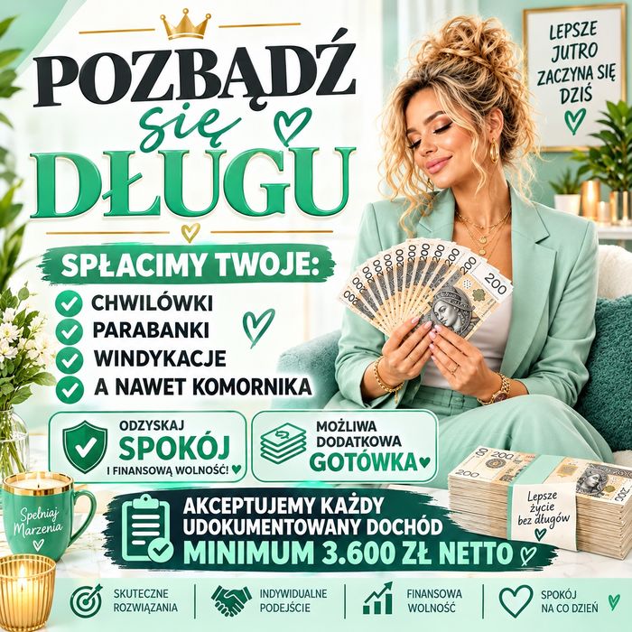Pożyczka prywatna dla zadłużonych konsolidacja spłata chwilówek