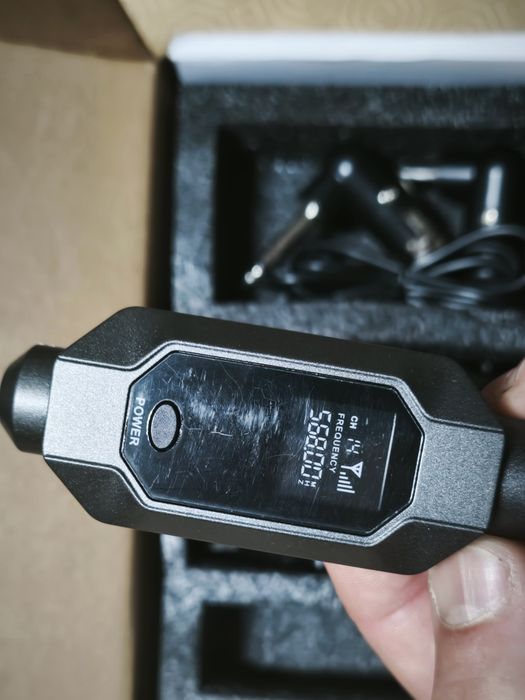 Sistema transmissor e receptor sem fio microfones