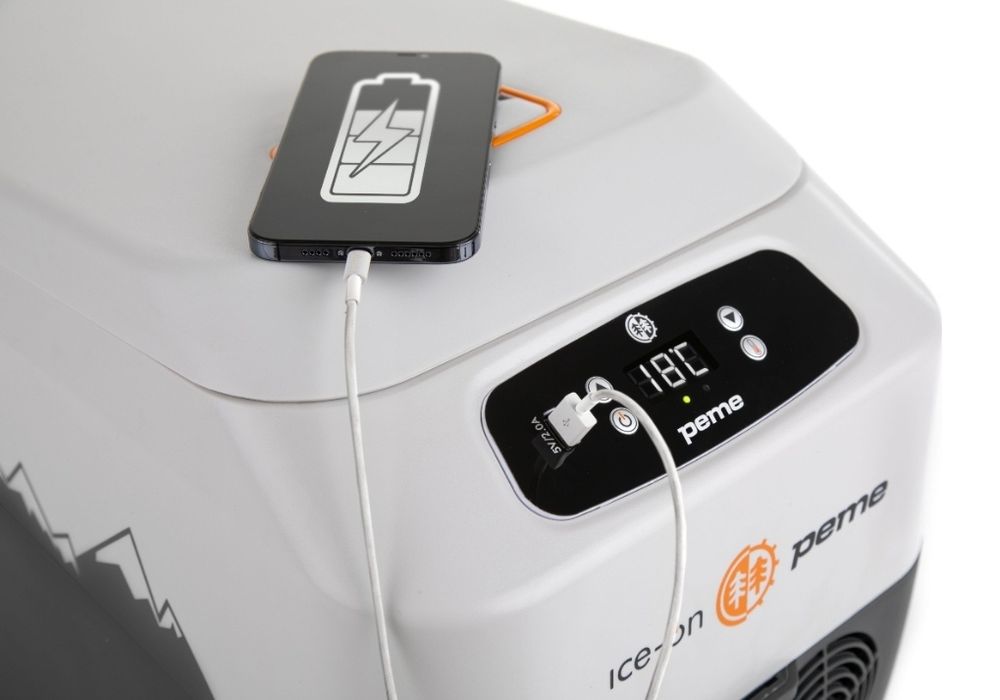 Lodówka turystyczna Peme Ice-on iOG-30L Adventure Orange + pasek