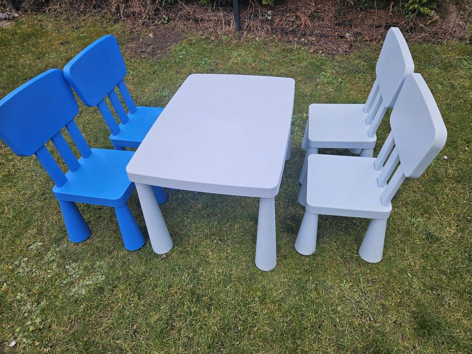 Sprzedam stolik i krzesła Ikea Mammut
