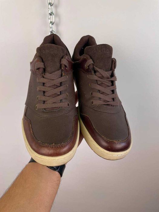 Чоловічі шкіряні кросівки kangol canary trainers