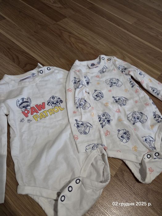 Лот боді розмір 6-9 місяців