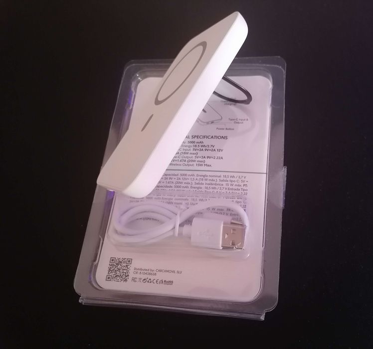 Powerbank mag safe - 5000 mAh - NOVO