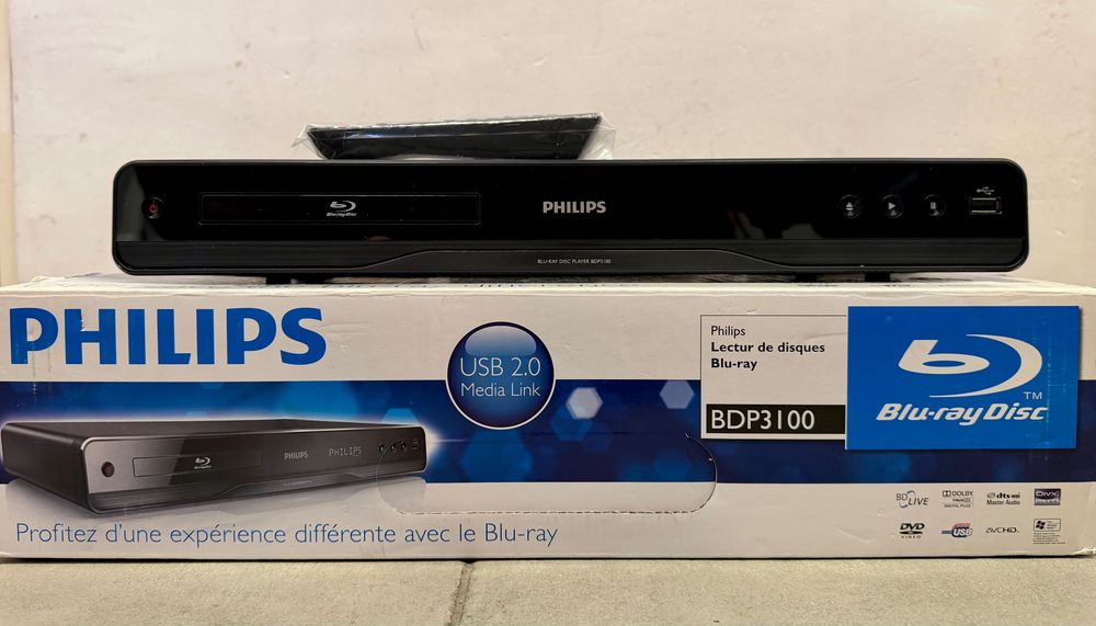 Philips BDP3100 Odtwarzacz Blu-Ray/DVD/CD/USB z HDMI, pilot /Kraków
