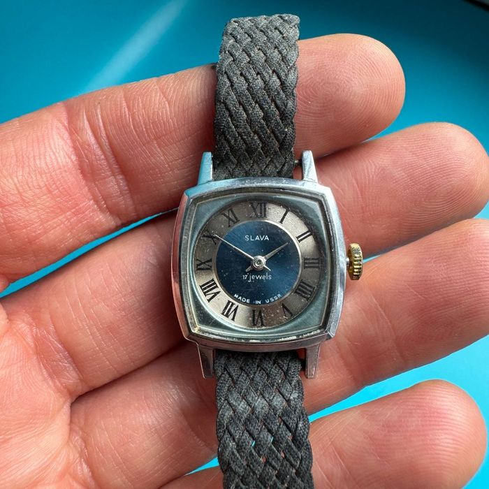 Zegarek Slava 17 Jewels Damski Vintage lata 70 te