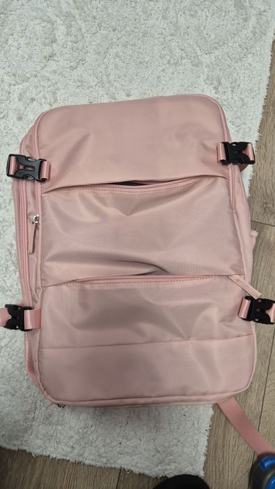 Plecak 40x30x20 różowy ryanair wizzair