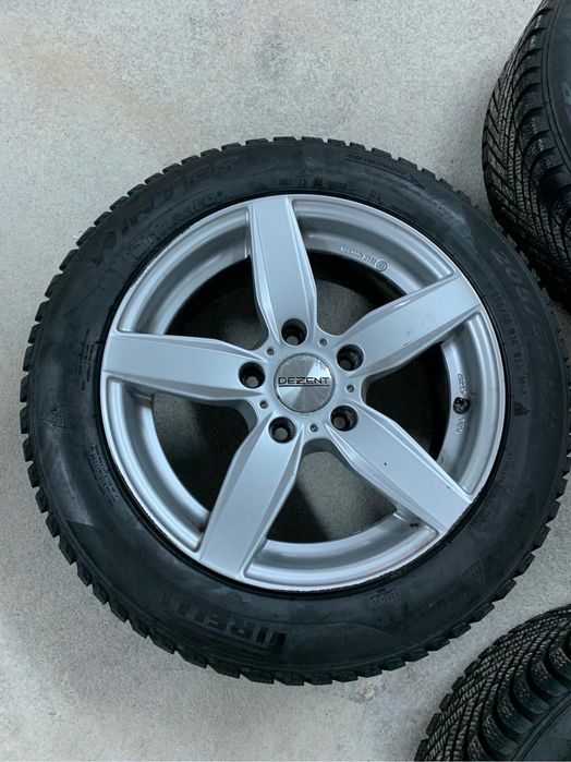 Jantes Dezent 5 X 120 com pneus 205/55/16 pirelli winter