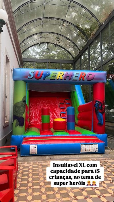 Insuflável XL Super Heróis NOVO